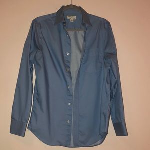 Men’s Banana Republic Button Up Non Iron Slim Fit, Small 14 - 14 1/2